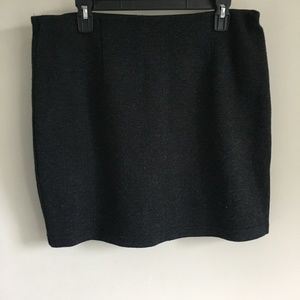 Simply Manakin | Grey Soft Mini Work Skirt XL